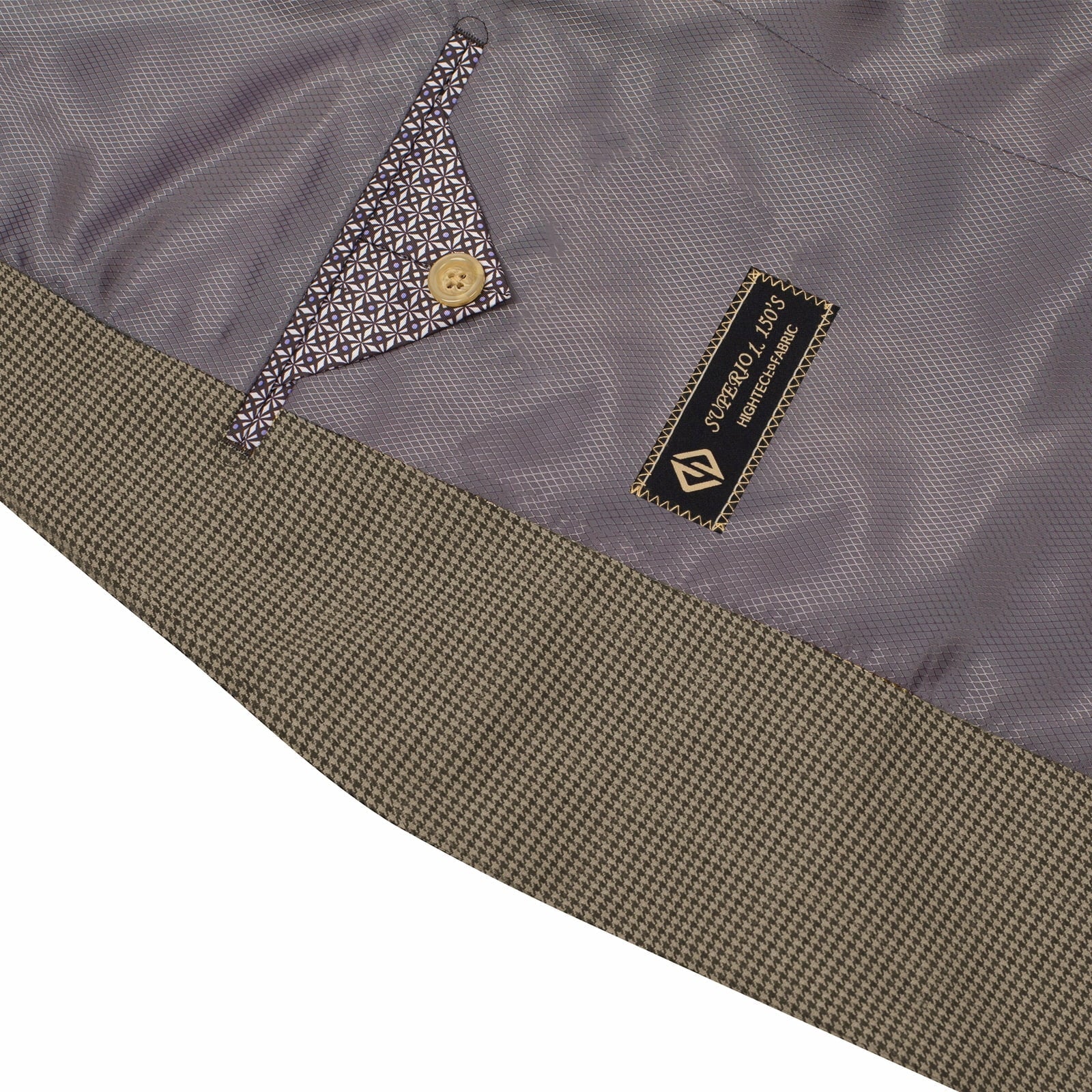 Men’s Slim Fit Two-Button Light Brown Blazer