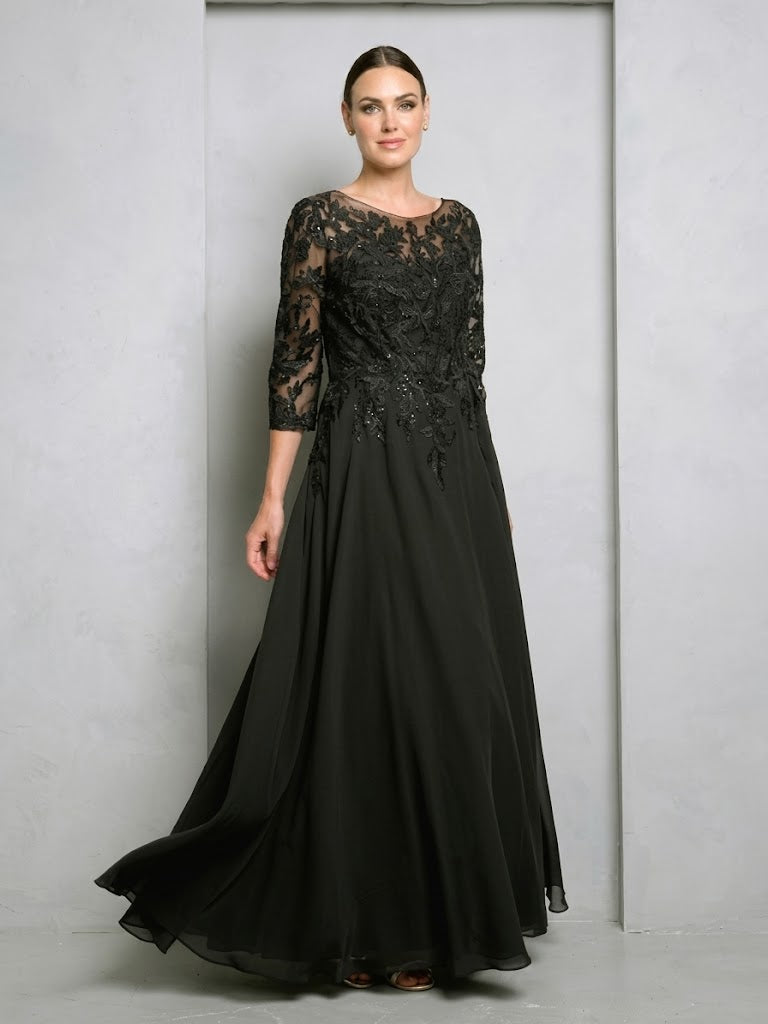 Eva USA 5258 Long A-Line Mother of the Bride Formal Dress