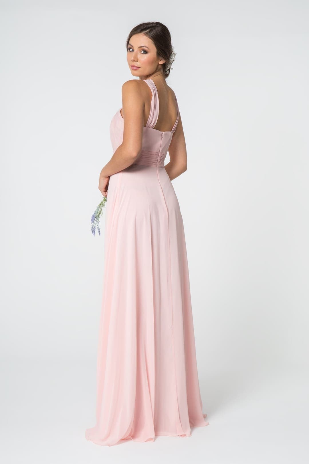 Halter Bridesmaid Dress by Elizabeth KGL2816