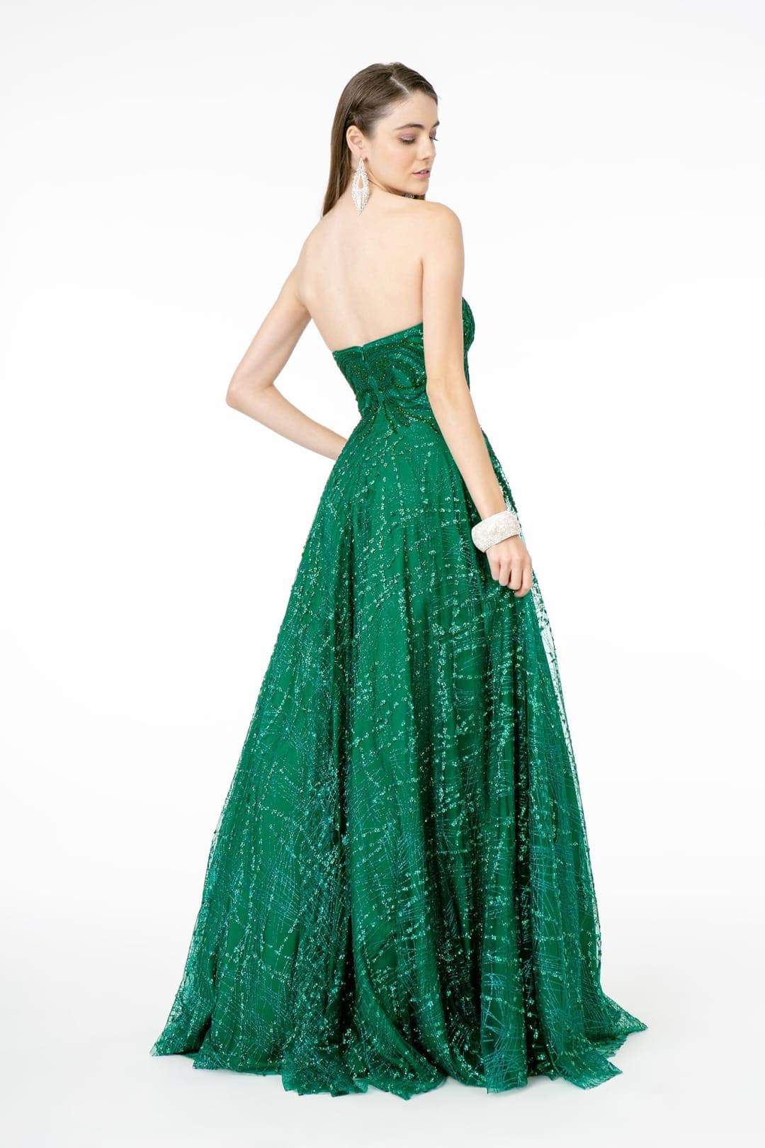 Mesh A-Line Pageant Dress by Elizabeth KGL2921