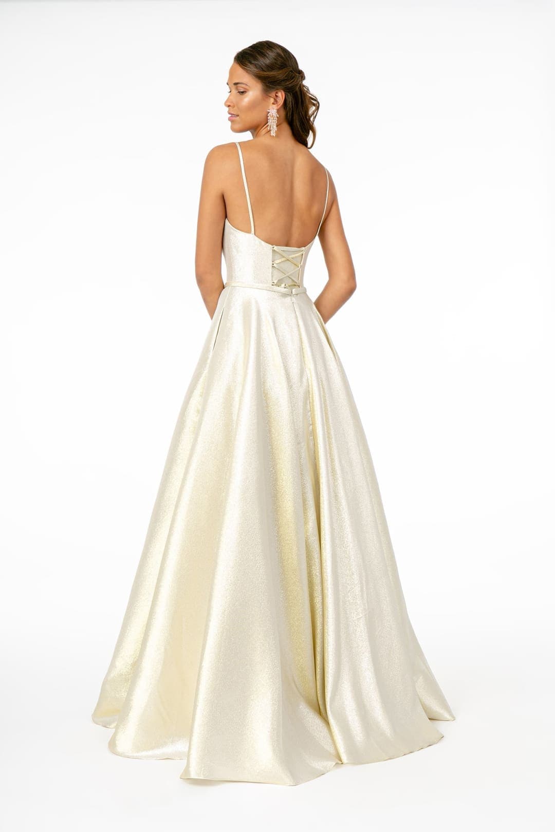 Mikado A-Line Prom Dress by Elizabeth KGL2951