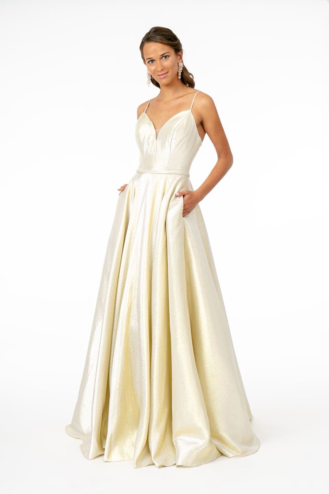Mikado A-Line Prom Dress by Elizabeth KGL2951