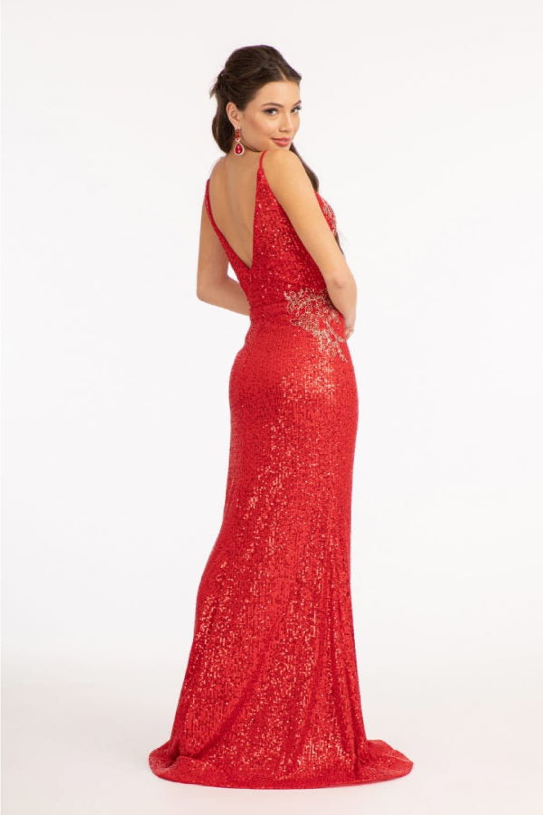 Mermaid Evening Sequin Wedding Guest Dress by Elizabeth K GL3053