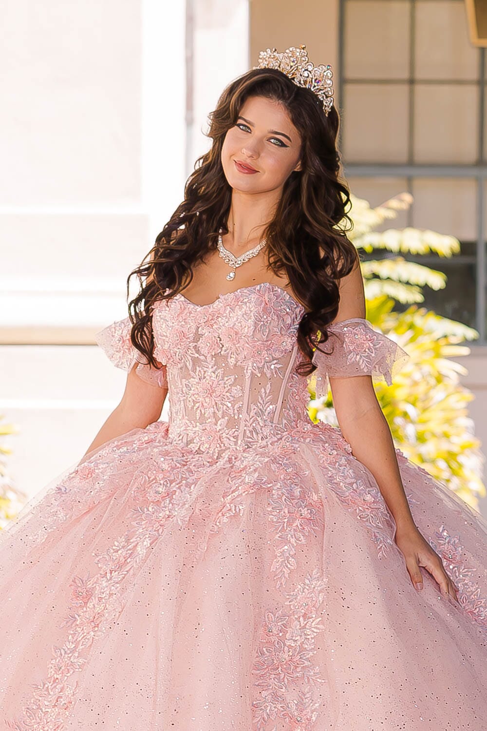 Embroidered Sweetheart Ball Gown by Bella Princess PQ1026