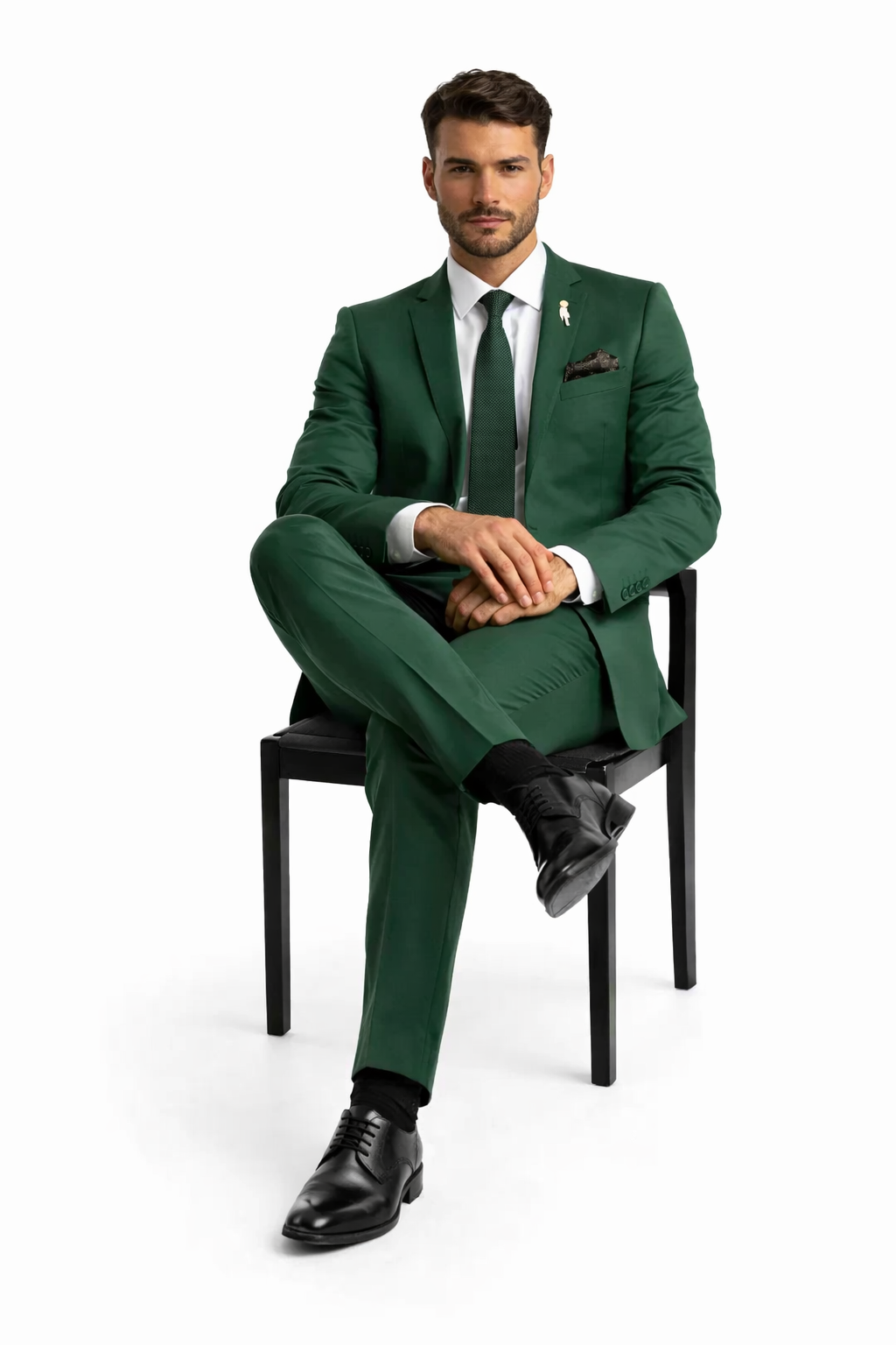 Emerald Green Slim Fit Wedding Suit