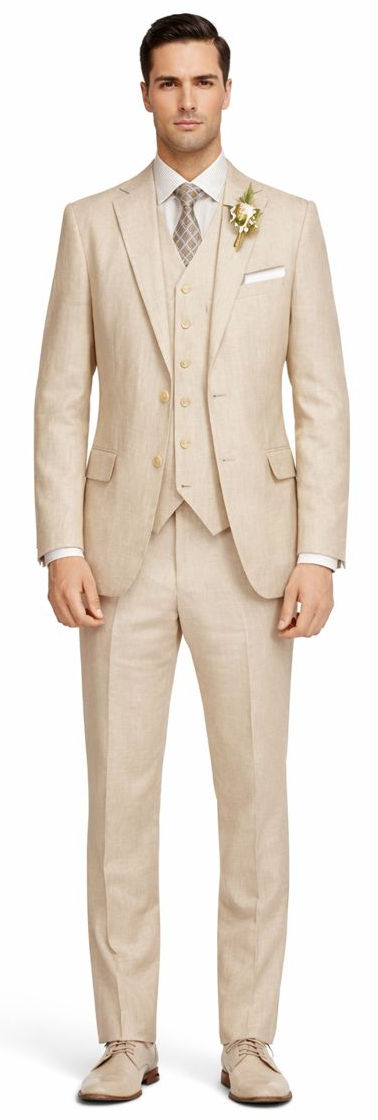 Enzo White, Khaki or Blue Linen Suits/ Free Shipping