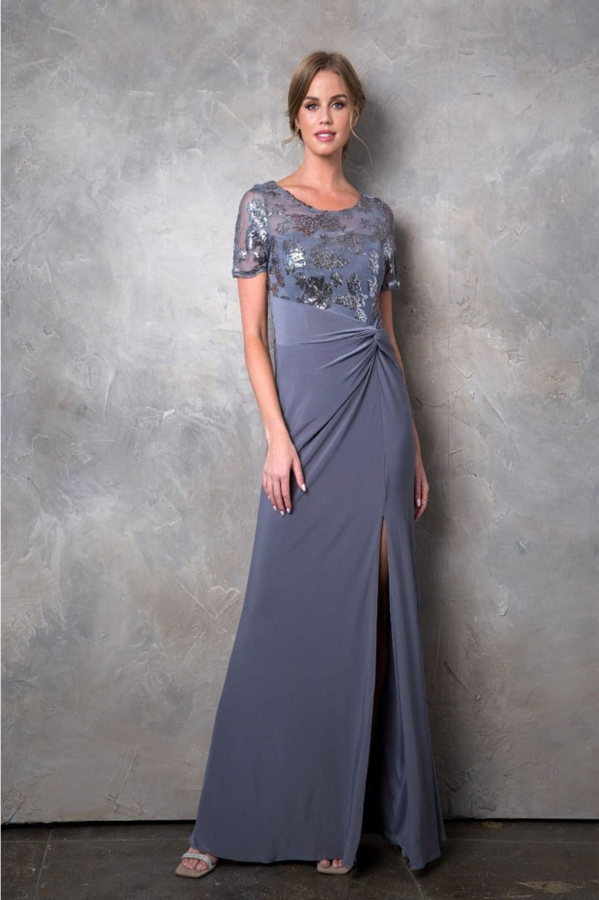 Eva USA 3439 Sequin Mother of the Bride Dress