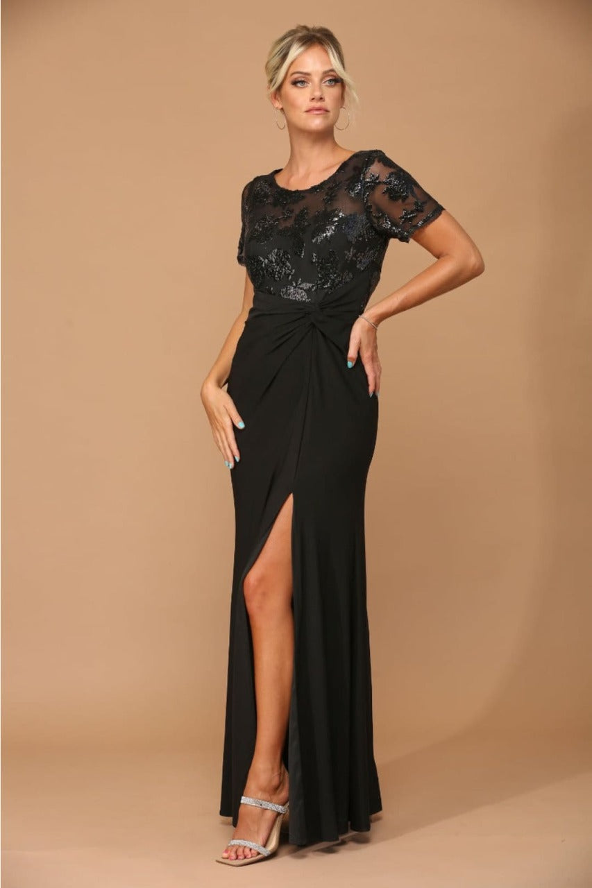 Eva USA 3439 Sequin Mother of the Bride Dress