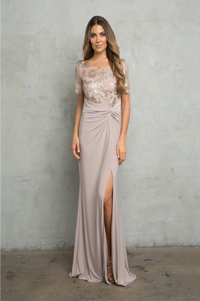 Eva USA 3439 Sequin Mother of the Bride Dress