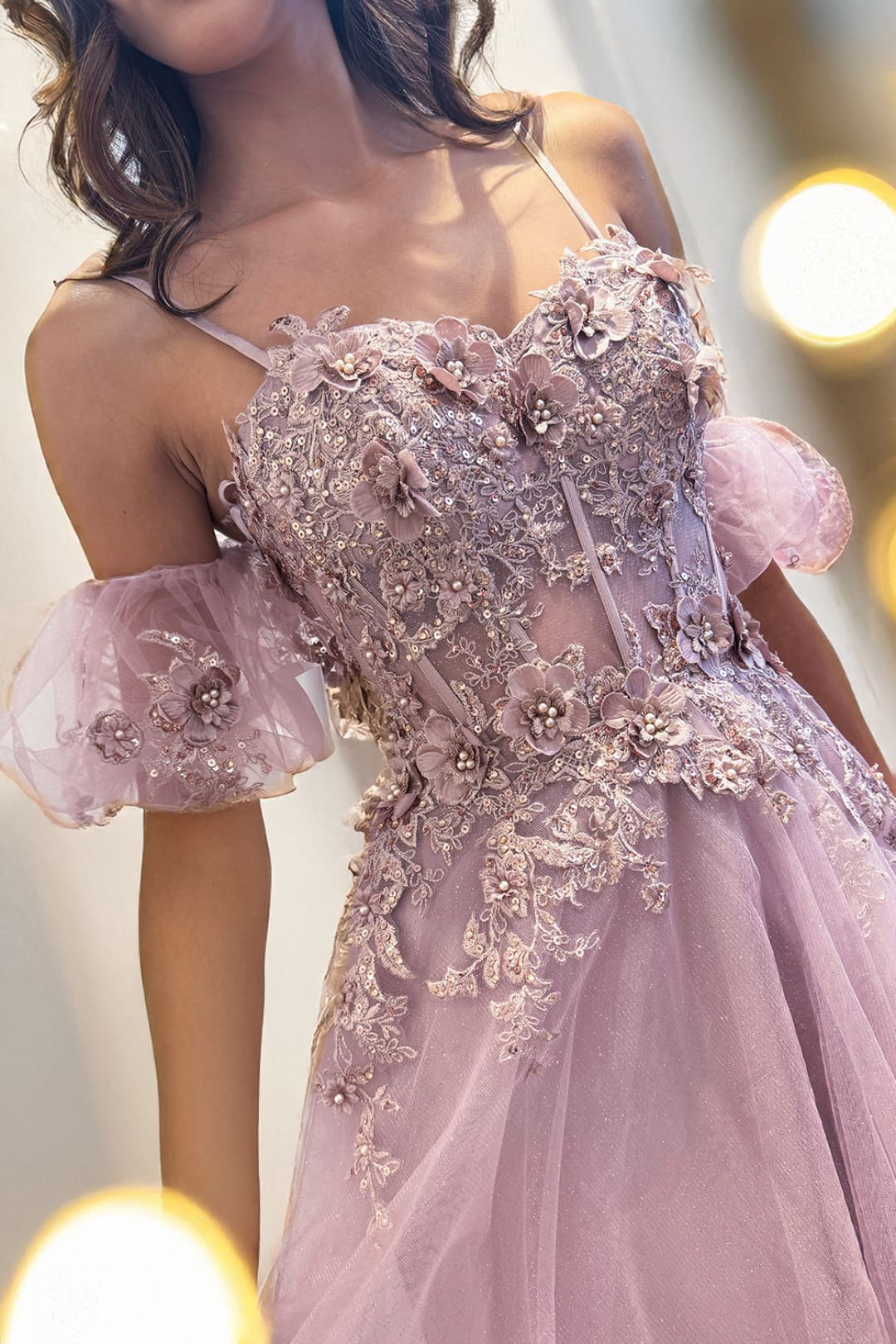 Evening Dress Beaded A-Line Long Pageant Gown By Amelia Couture 3041