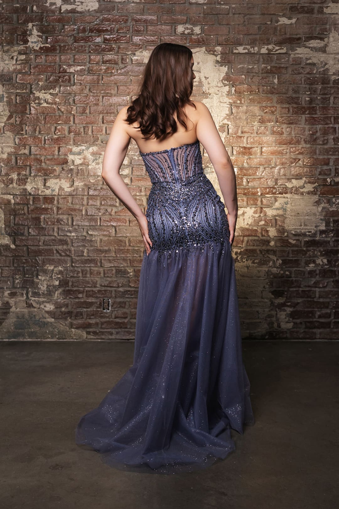 Evening Gown Strapless Sweetheart Neck Formal Dress By May Queen MQ2131