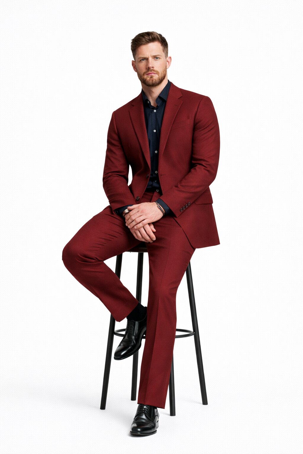 David Leitch The Fall Guy 2026 Maroon Suit