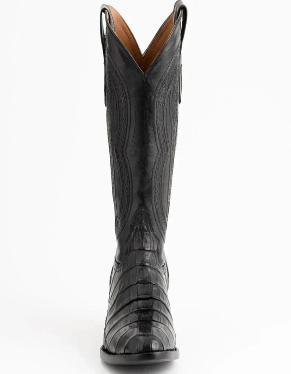 Ferrini Dakota Black Caiman Western Boots