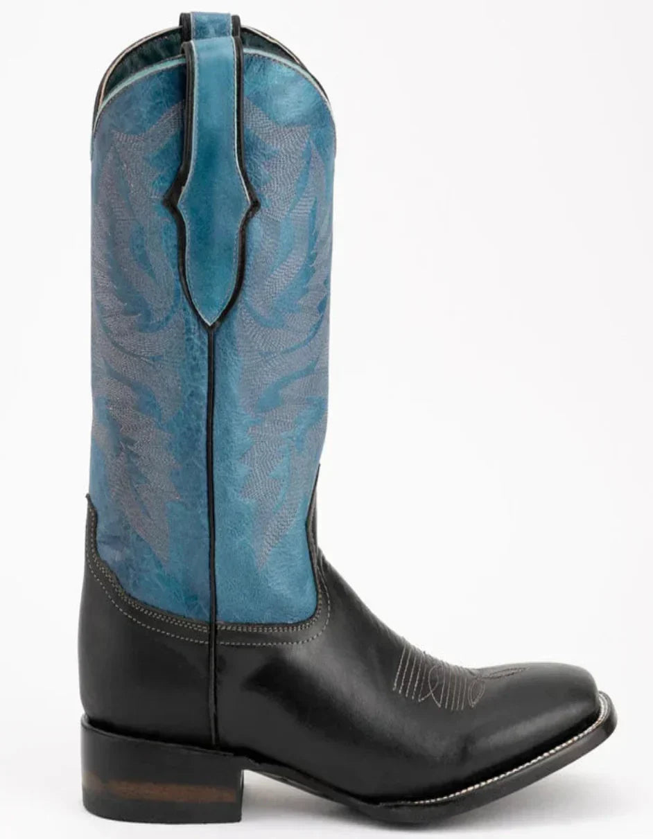 Ferrini Men's Gunner Black Leather Boots