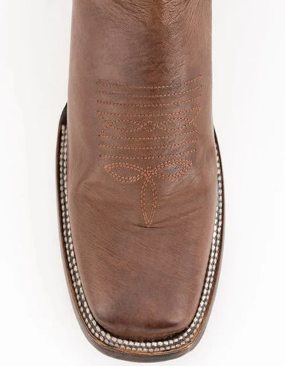 Ferrini Men's Morgan Smooth Ostrich Square Toe Boots