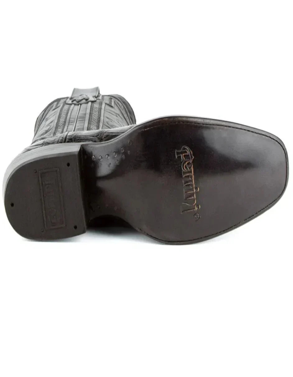 Ferrini Men's Stallion Alligator Belly Boots French Toe