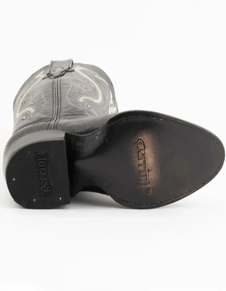 Ferrini Taylor Black Lizard Boots