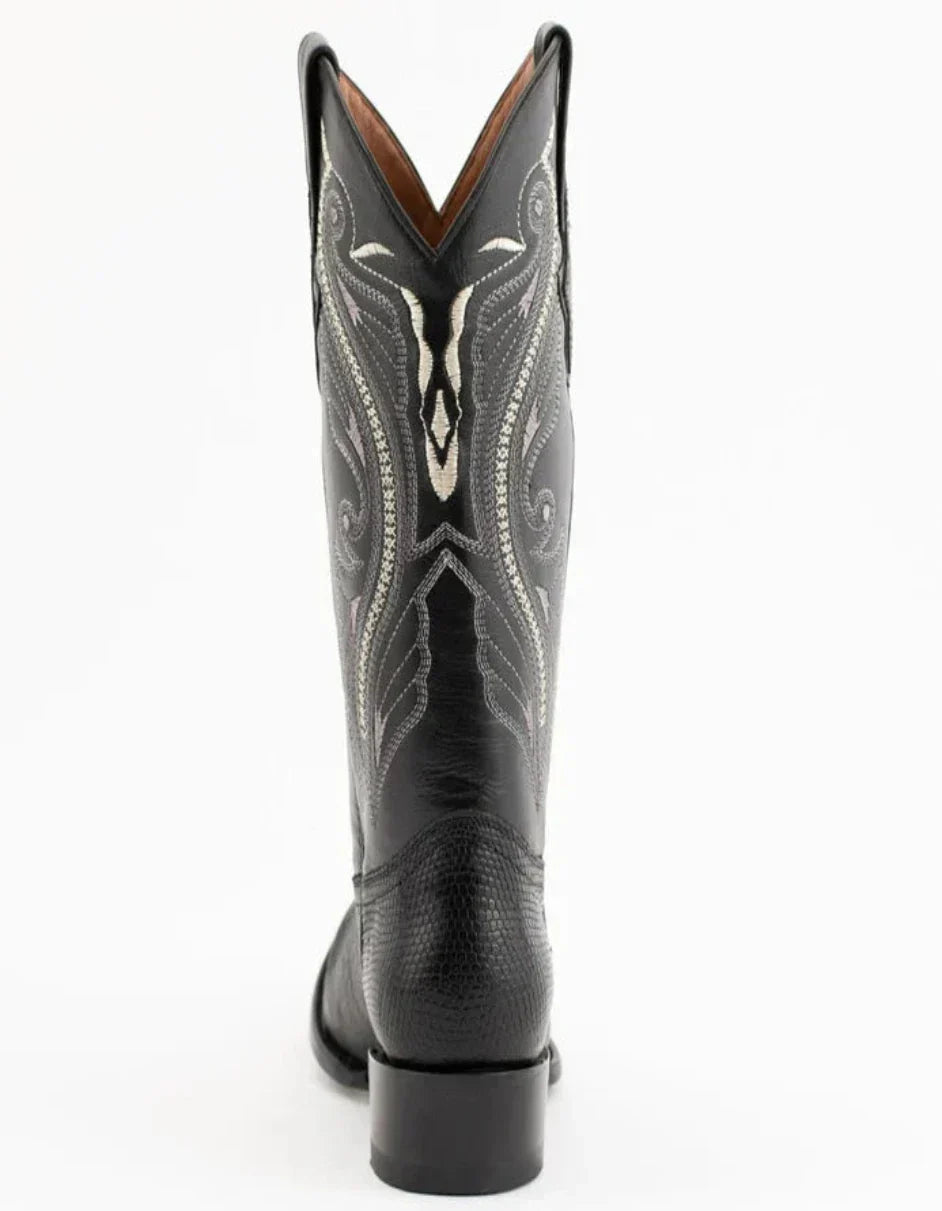 Ferrini Taylor Black Lizard Boots
