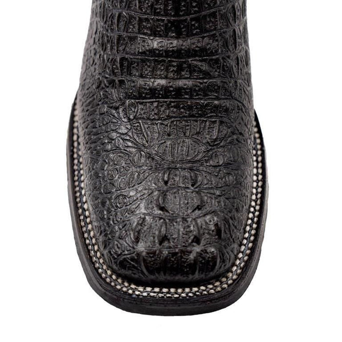 Ferrini Stampede Men's Print Crocodile Boots Handcrafted Sport Rust