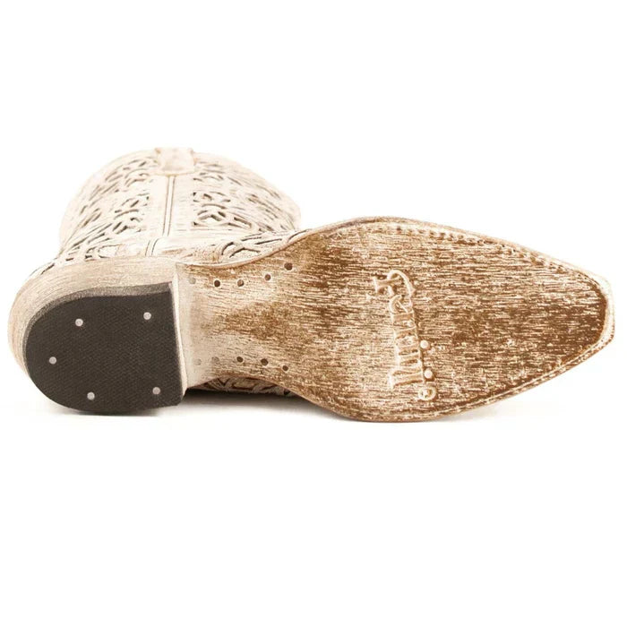 Ferrini Mandala Snip Toe Handcrafted Boots - Brown