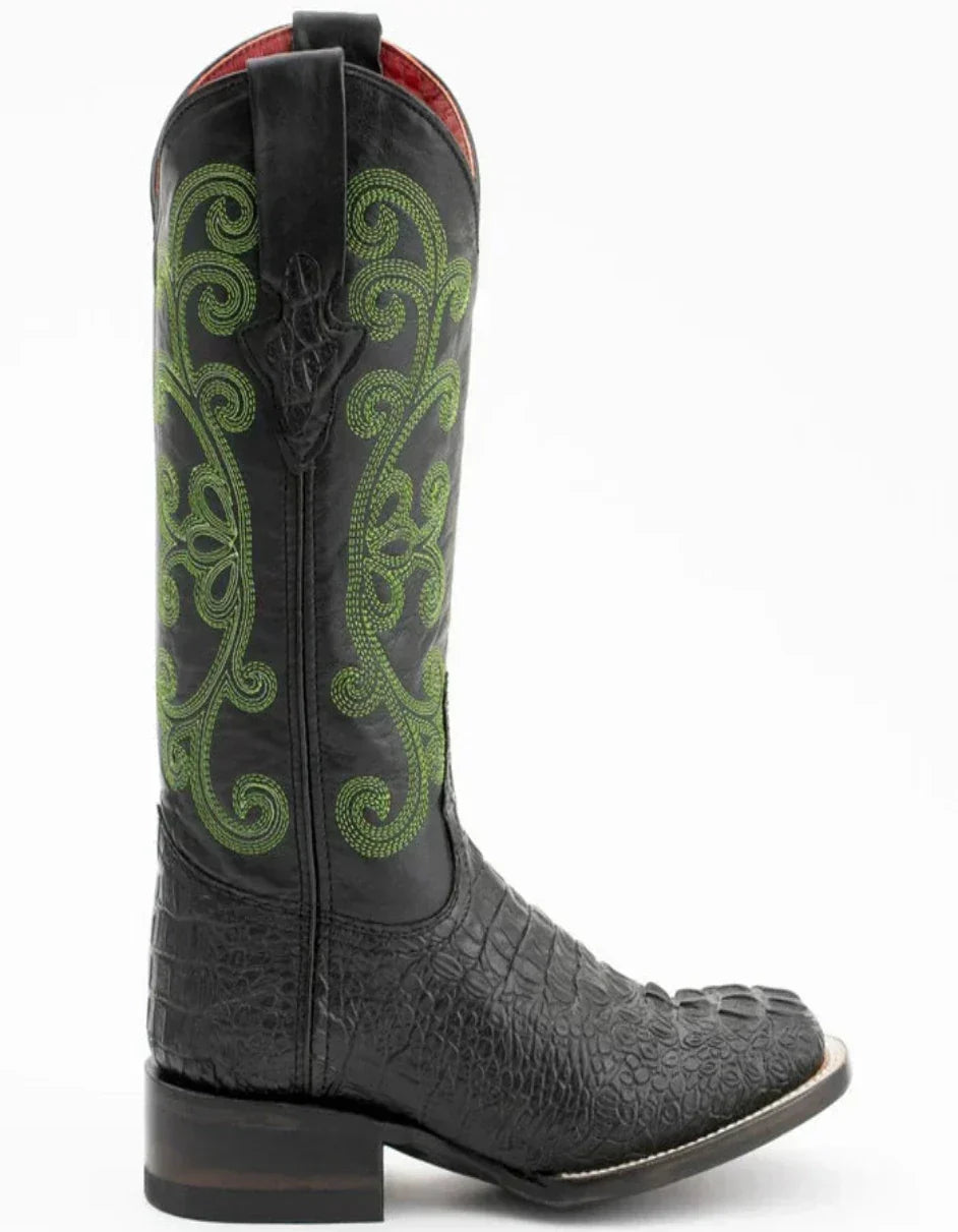 Ferrini Women's Stampede Crocodile Print Boots
