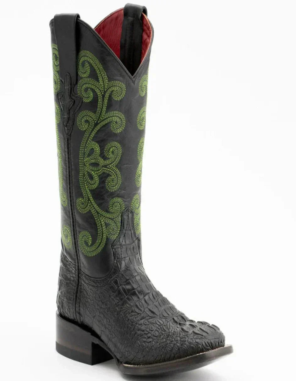 Ferrini Women's Stampede Crocodile Print Boots