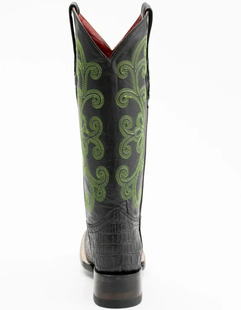Ferrini Women's Stampede Crocodile Print Boots