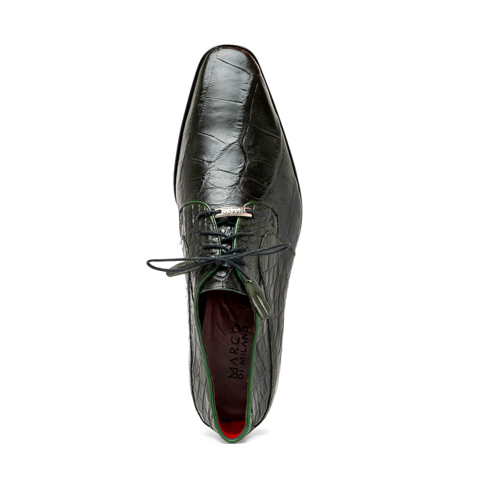 Marco Di Milano Fitipaldi Alligator Derby Olive