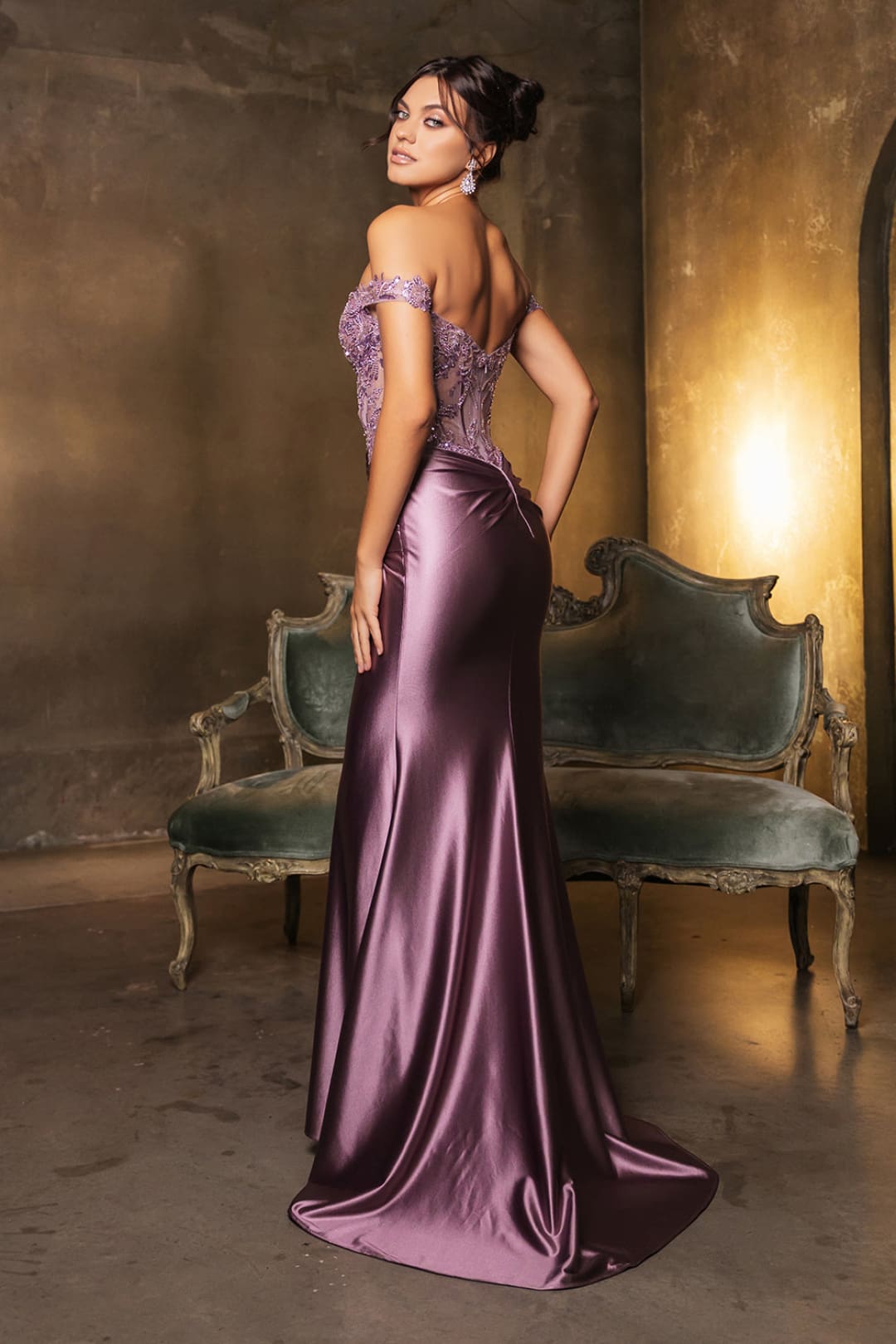 Plus Size Long Evening Gown Maxi Formal Dress for Women By May Queen MQ2141
