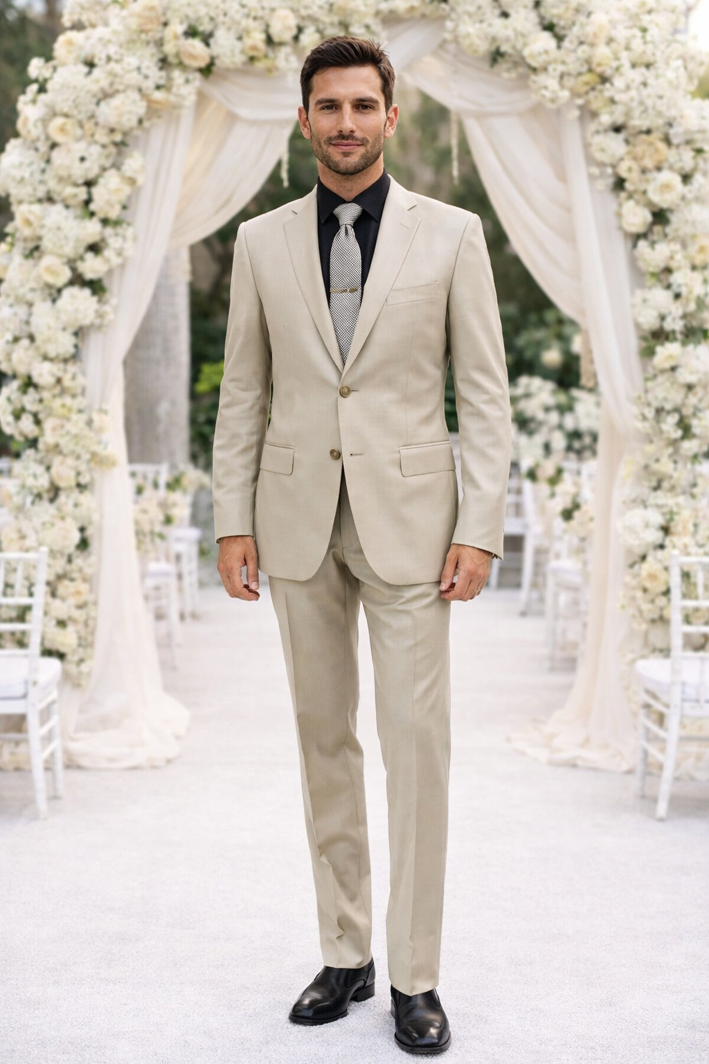 Galante Uomo Made in Italy Beige Suit