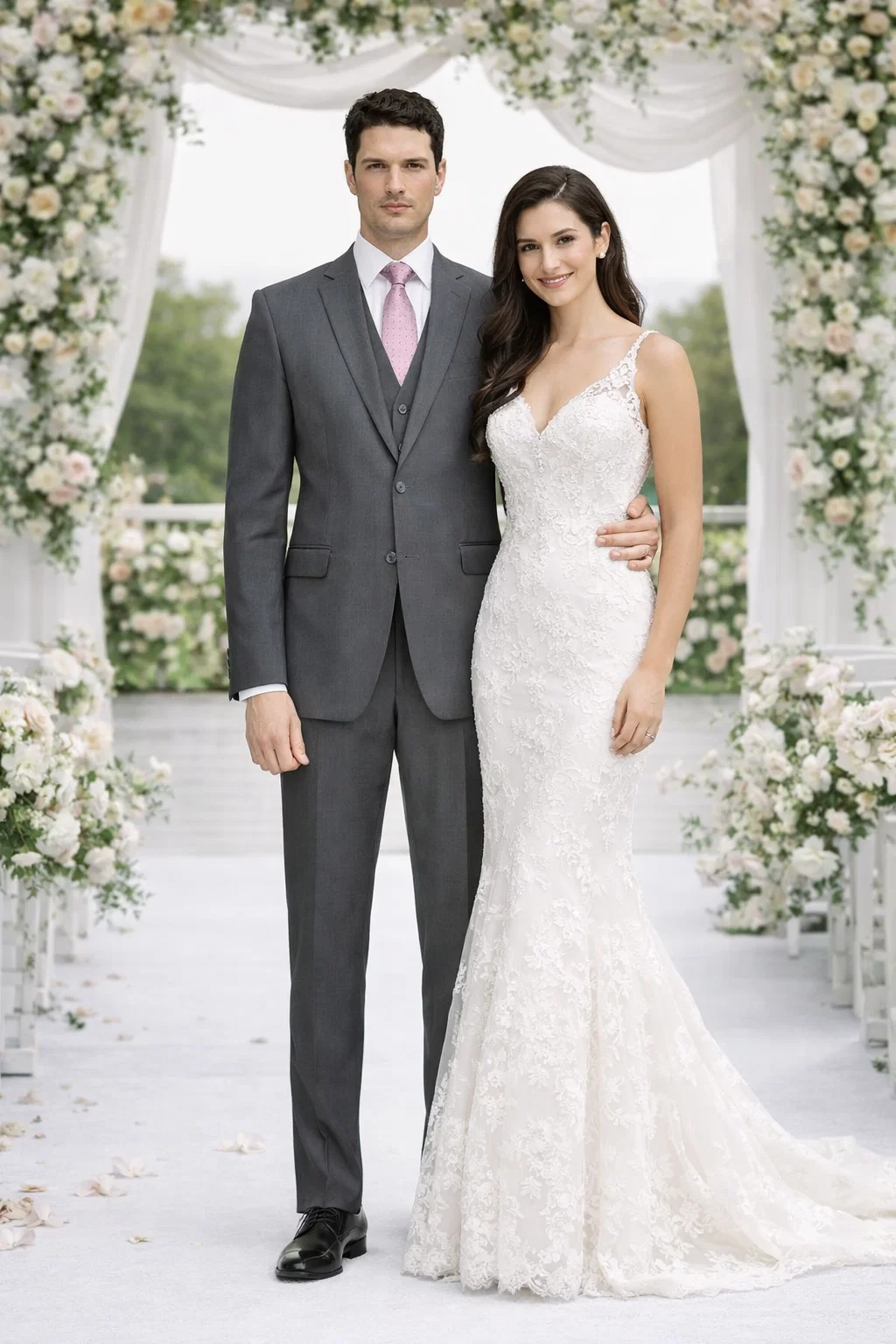 Giorgio Fiorelli Charcoal, Gray, and Light Gray Two-Button Suit