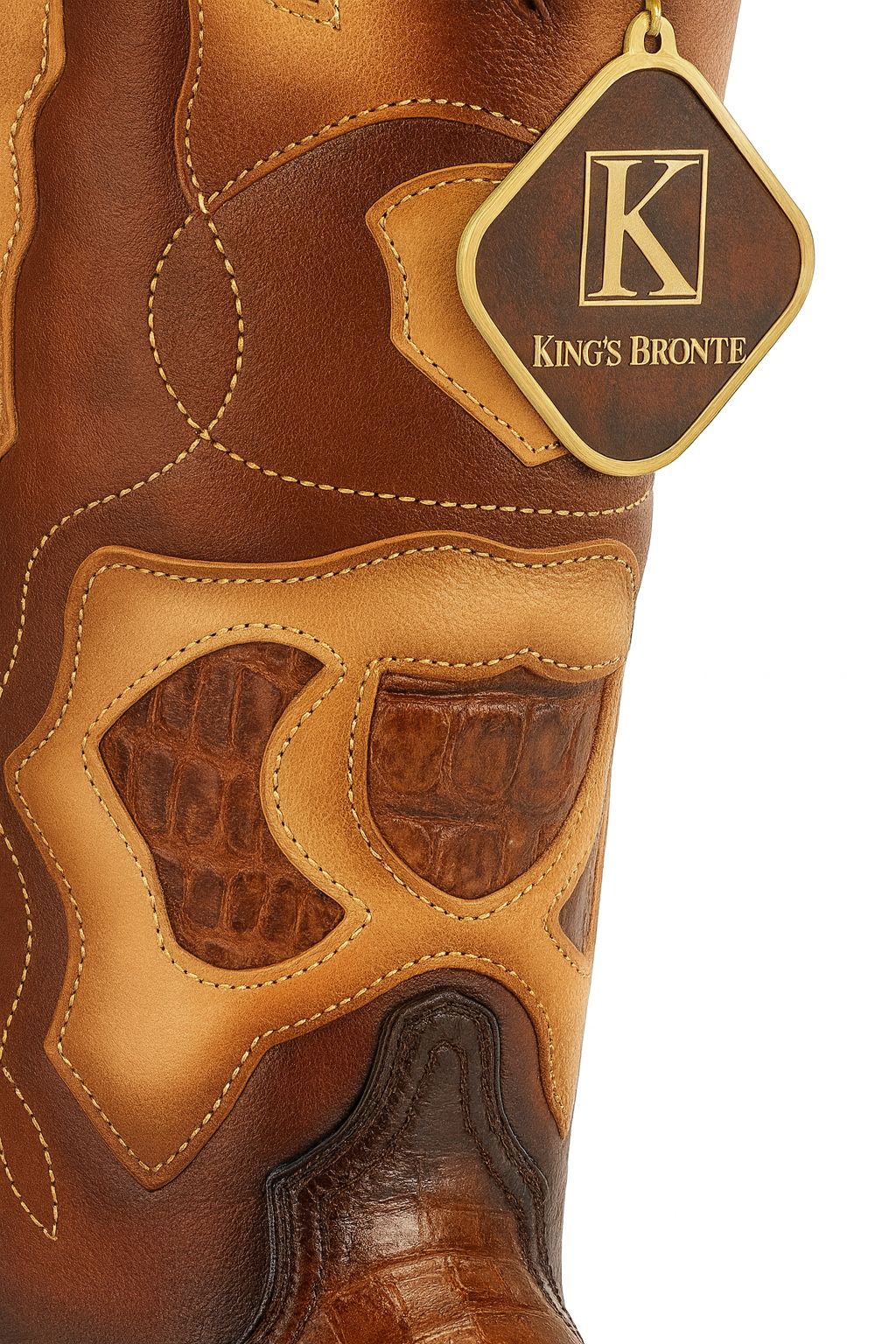 Caiman Belly Snip Toe Boots by King Exotic