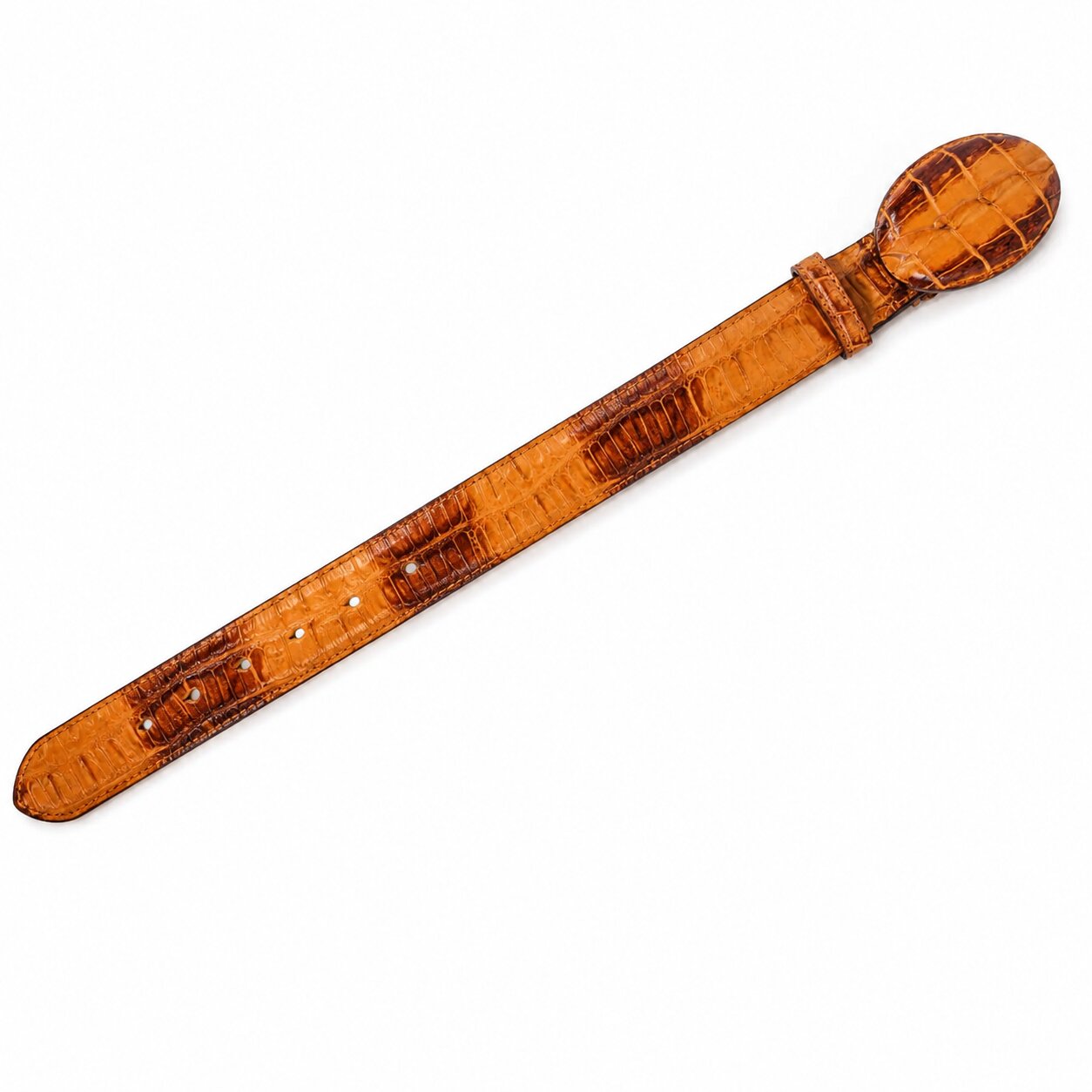 Caiman Skin Cowboy Belt by Wild West Boots