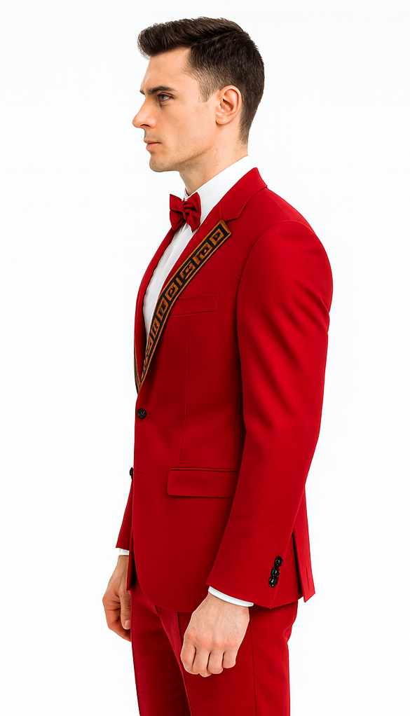 Holiday Blazer - Christmas Sport Coat - Red Blazer