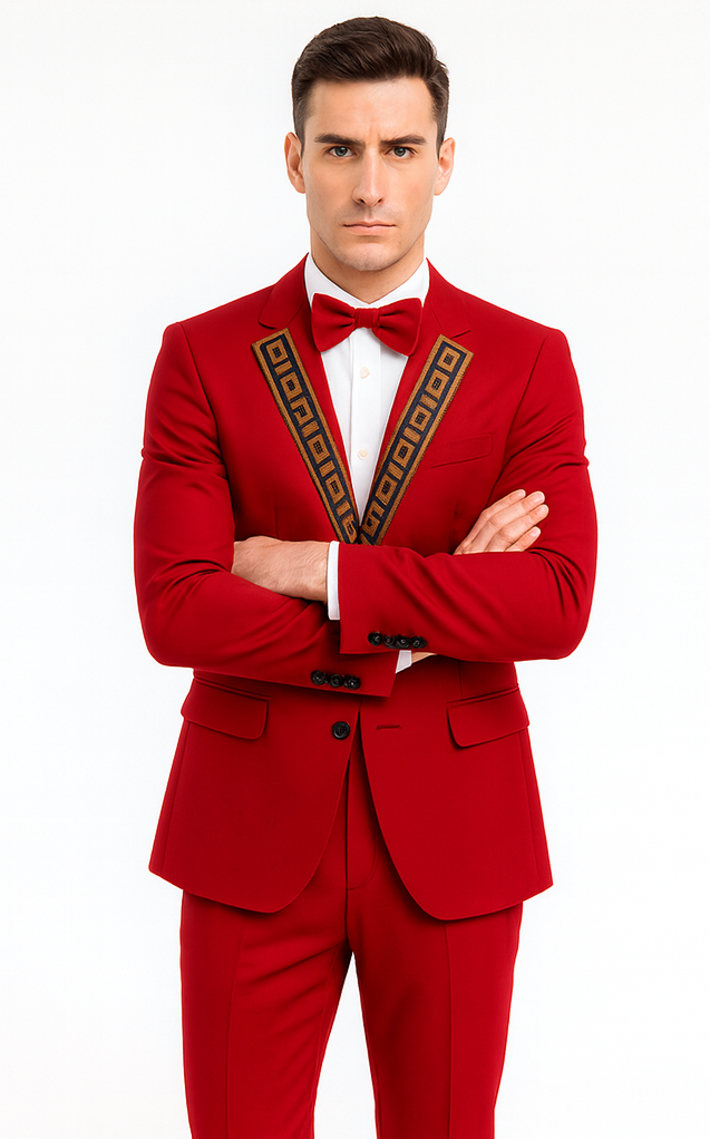 Holiday Blazer - Christmas Sport Coat - Red Blazer