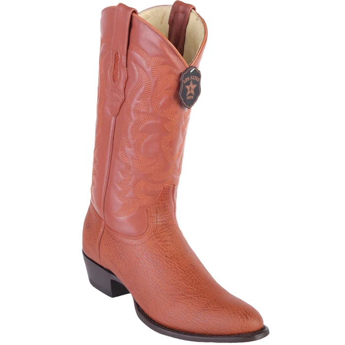 Shark R-Toe Cowboy Boots in Cognac