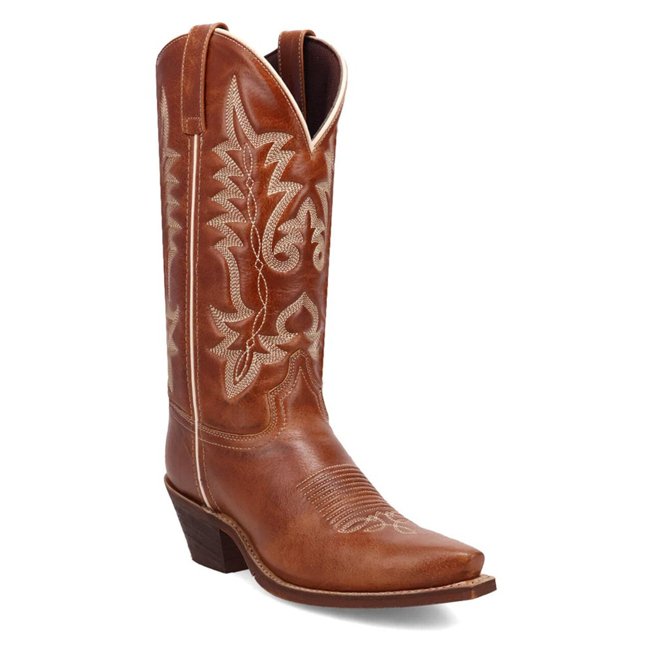 Laredo Carly Honey Snip Toe Leather Boots