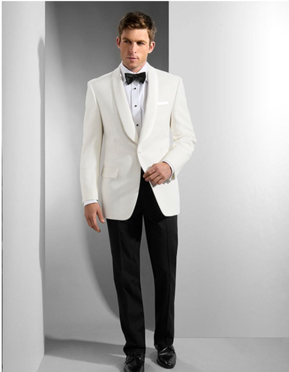 Ivory Shawl Dinner Jacket for Men