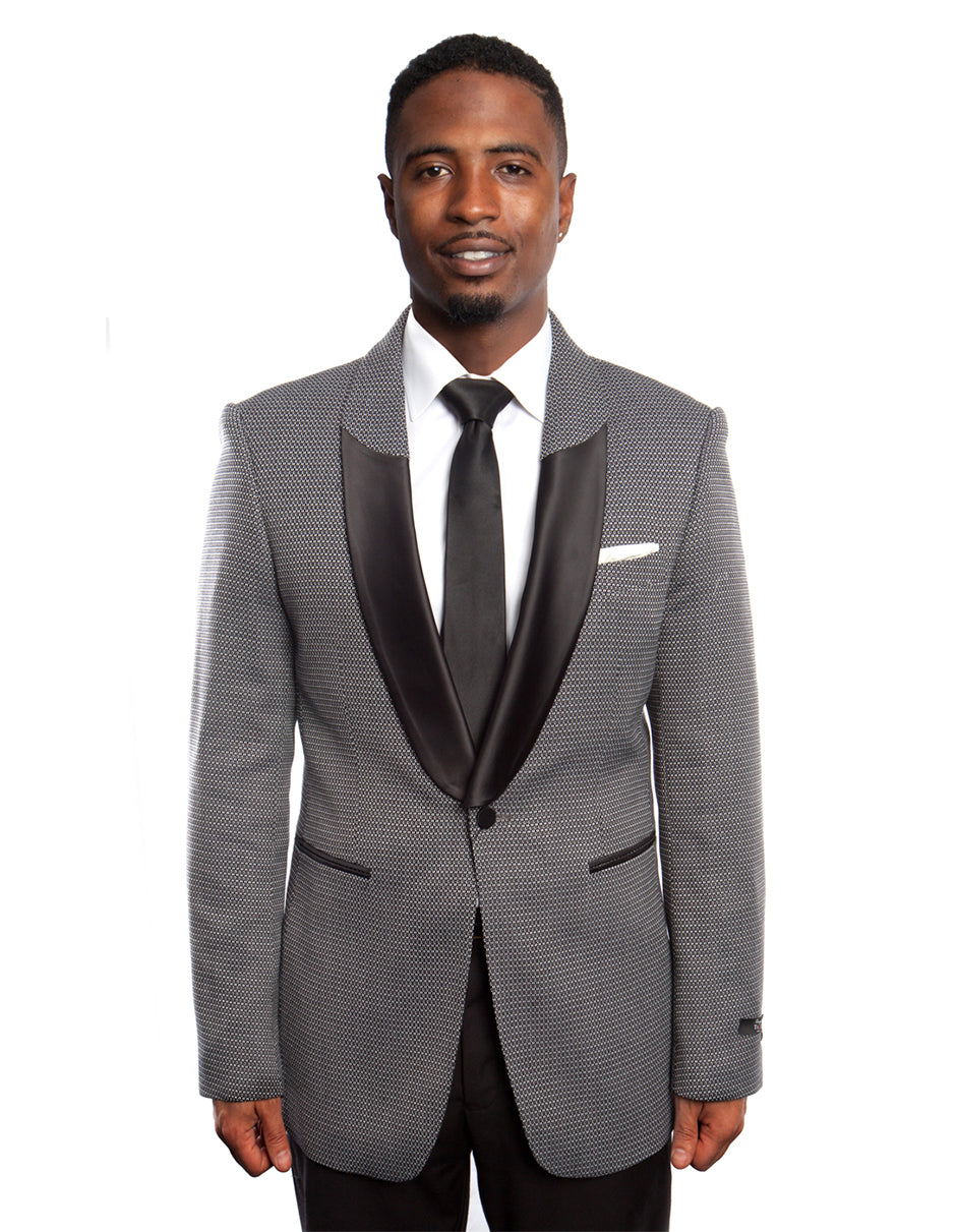 Grey Half Shawl Dinner Jacket Tuxedo