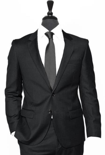 Alberto Nardoni Black 3 Pieces Summer Linen Wedding/Groom/Groomsmen Suit Jacket & Pants & Suit 2 Buttons Suit - Mens Linen Suit