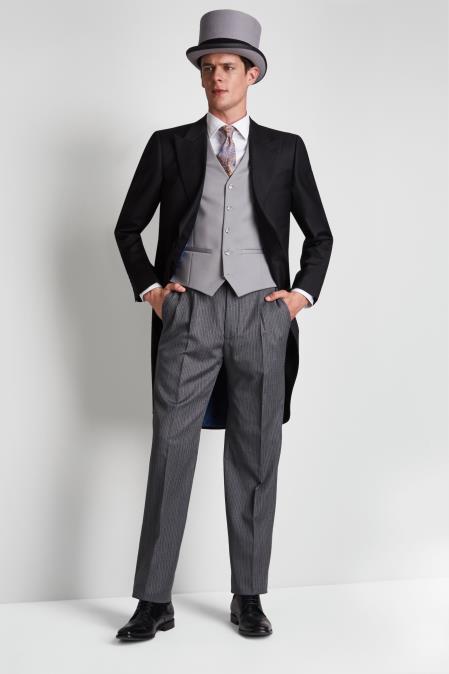 Men's Button Pant FasteningVest Black