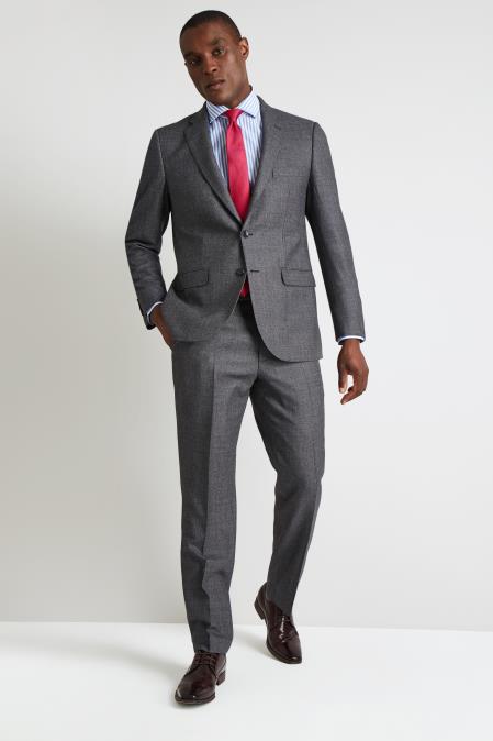 Men's Two Button Fully Lined Jacket Gray