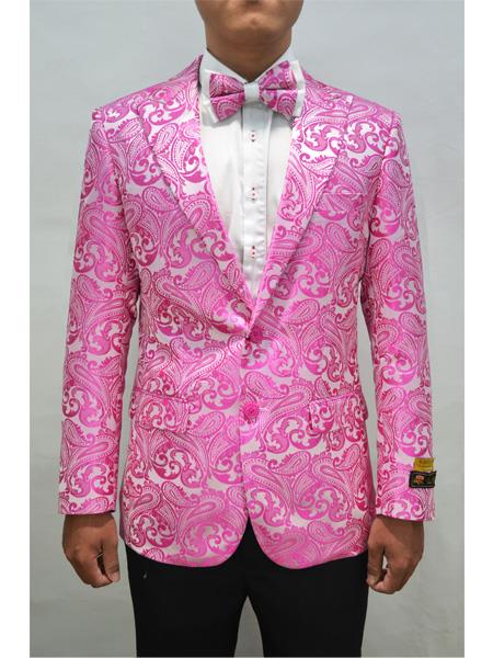 Fuchsia Unique Men's Floral Fancy