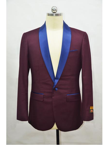 Men's Blazer  White ~ NavyBlue Tuxedo Dinner Jacket and Blazer Two Toned main image 0