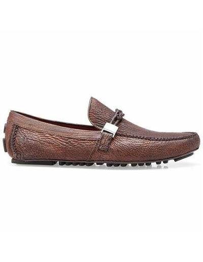 Men's Authentic Brown Calf ~ Leather Slip On Authentic Genuine Skin Italian Tennis Shoes