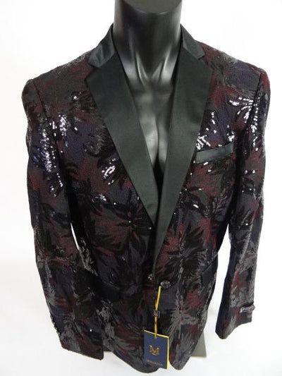 Men's Blazer Sport Coat Shawl Lapel Jacket Yellow Black