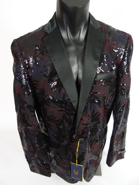 Men's Blazer Sport Coat Shawl Lapel Jacket Yellow Black