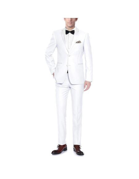 Renoir Suits - Renoir Fashion Verno Albani Men's Two Buttons Dark Navy Slim Fit Two-piece Suit main image 1