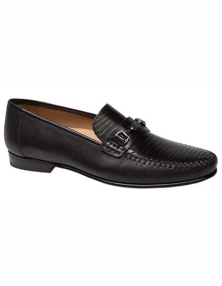 Men's Stylish Dress Loafer Design Slip On Shoe Black