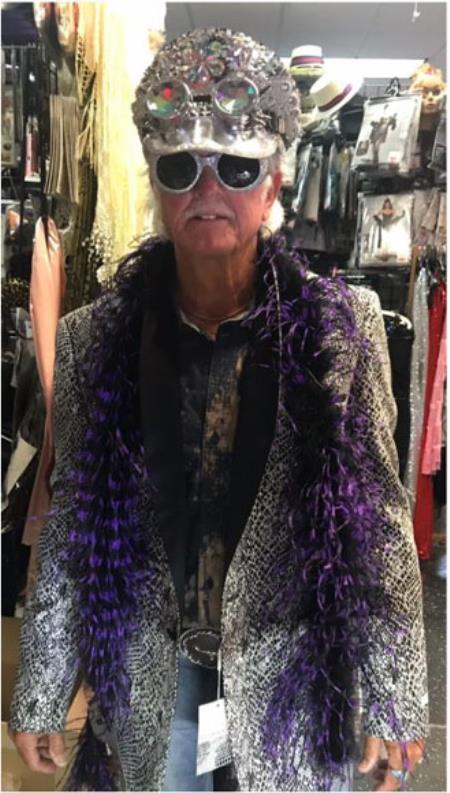 Men's White ~ Black Blazer